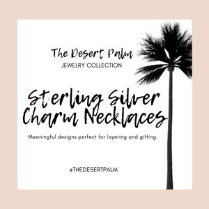 The Desert Palm Sterling Silver Charm Necklace Collection 🌴